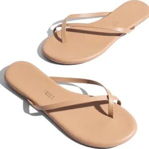 New Tkees Riley Leather Flip Flop from Nordstrom